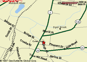 Local Map of Colebrook